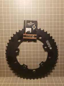 Origin8 46T Single Speed Chainring 110mm/130mm 5-bolt Black Made in USA - Picture 1 of 5