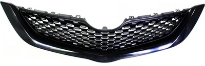 Grille For 2009-2012 Toyota Yaris Sedan Upper Textured Black Plastic - Imagem 1 de 4