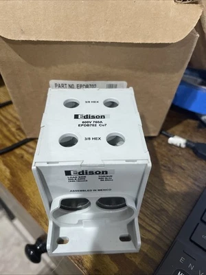 Edison EPDB702 Power Distribution Block 600V 760A  - Image 1 of 4