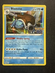 Blastoise 017/078 Pokémon GO Holo - Picture 1 of 1