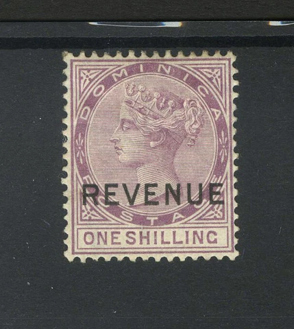 M8401 Dominica 1879 SGR3 - 1/- magenta Cover