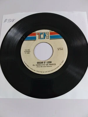 Oscar D' Leon Sublime Ilusion / El Derecho De Nacer TOP HITS TH-792  VG+ #928 - Image 1 of 2