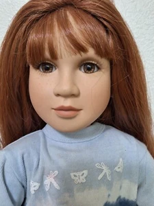 Muñeca My Twinn Lenora pelo rojo y pecas 22 pulgadas con mi traje de gemelo - Imagen 1 de 15