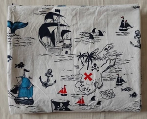 Adairs Kids Sail the Seas Stonewashed DOUBLE Quilt Cover - Nautical Pirates - Picture 1 of 10