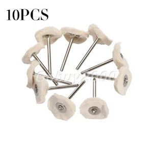 25mm Cloth Pad Polishing Buffing Wheels Hobbies Grinder 10pcs Power Rotary Tool - Picture 1 of 12
