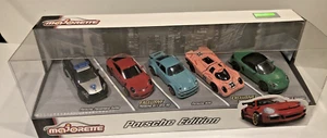 AWESOME Porsche Edition BoxSet Exclusive 5 Car models 1/64 Majorette - Picture 1 of 7