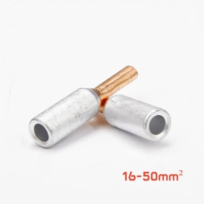 For Circuit Breaker 16-50mm² Aluminium Copper Tube Pin Crimp Terminal Cable Lug - Image 1 of 4