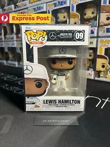 MERCEDES F1 FORMULA ONE LEWIS HAMILTON FUNKO POP RACING VINYL FIGURE #09 + P/P - Picture 1 of 10