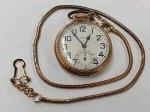 ~1926 Elgin B.W Raymond RR Grade 478 16s 21J OF Pocket Watch RUNS (Read Desc) - Imagen 1 de 12