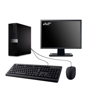 PC Dell Optiplex 7040 SFF Bildschirm 22 " Intel G4400 RAM 32Go SSD 480Go W11 - Bild 1 von 6