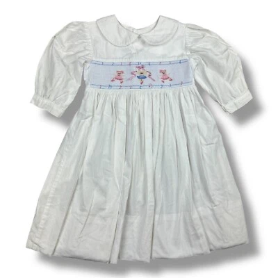 Vestido bailarinas Beaux et Belles bailarinas meninas tamanho 4 mangas brancas folhadas - Imagem 1 de 4