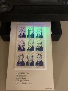 2216 presidential sheet number one shifted tagging - Picture 1 of 1