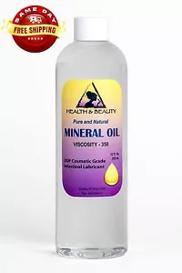 MINERAL OIL 350 VISCOSITY NF USP GRADE LUBRICANT by H&B Oils Center PURE 36 OZ - Picture 1 of 12