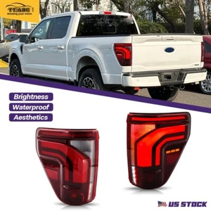 Par de luces traseras LED para Ford F150 2024 2025 con punto ciego completo LED rojo - Imagen 1 de 24