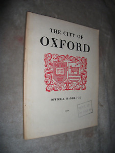CITY OF OXFORD OFFICIAL HANDBOOK 1970. SOFTCOVER. ILLUSTRATED.