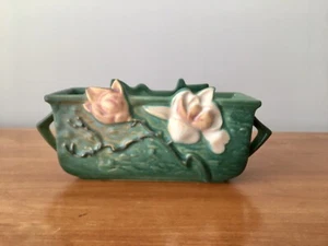 Vintage Grün Roseville Kleines Pflanzgefäß Top Zustand - Bild 1 von 6