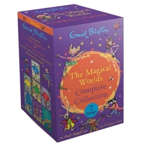The Magical Worlds Complete Collection 7 Books By Enid Blyton Brand New Sealed - Picture 1 of 2