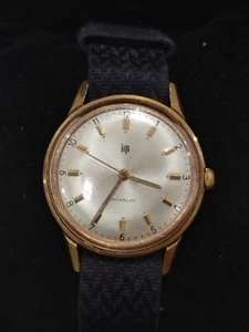Reloj vintage Lip Incabloc R136E en estado de funcionamiento - Imagen 1 de 4