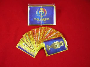 Panini Copa America 2016 alle 20 Glitzer Sticker incl. alle 16 Wappen Centenario - Picture 1 of 1