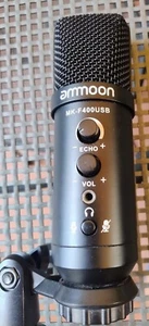 Microfono a condensatore USB AMMOON MK-F400USB, con treppiede metallico - Foto 1 di 7