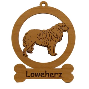 Leonberger Ornament 083496 personalisiert mit dem Namen Ihres Hundes - Bild 1 von 1