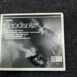 HANDEL: ARIODANTE 3-DISC MUSIC CD SET, JANET BAKER, EDITH MATHIS, RAYMOND L. - Foto 1 di 7