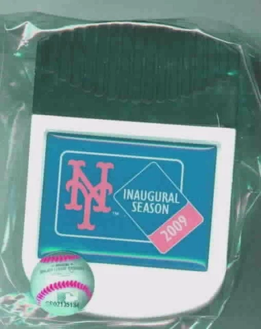 2009 New York Mets CitiField Inaugural logo magnet clip Cover