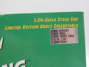 1/24 ACTION DIECAST NASCAR Ken Schrader #33 GREEN Skoal Bandit Racing (RTC811) - Picture 1 of 7