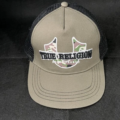 Gorra True Religion Snapback Malla Bordada Logo Verde Talla Única Cachucha Foto 1 de 4