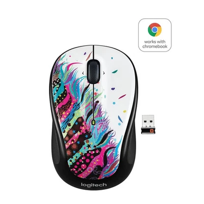 Logitech M325 Wireless Mouse, 2.4 GHz with USB Unifying Receiver, 1000 DPI Optic - Image 1 of 2