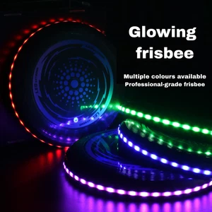 RGB Frisbees LED Leuchtende Flugscheiben Wiederaufladbar Outdoor Spielzeug für Kinder Erwachsene - Bild 1 von 20