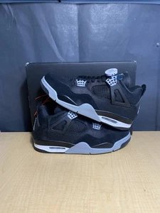 Nike Air Jordan 4 Retro Se Negro Lona 2022 Totalmente Nuevas Talla 11 - Imagen 1 de 6