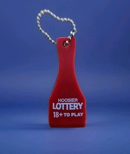 NEW Indiana Hoosier Lottery Scratch Off Ticket Scratcher Keychain Hoosier Lotto - Picture 1 of 2