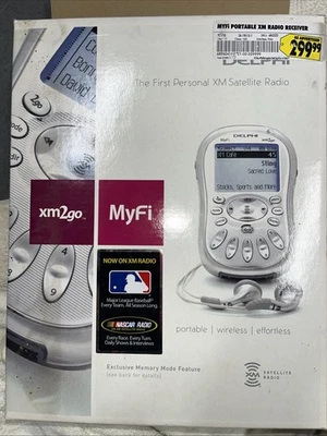 Delphi Personal XM Satellite Radio xm2Go MyFi SA10113-11P1 - Image 1 of 4