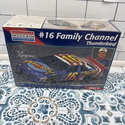 Monogram Ted Musgrave #16 Family Channel Thunderbird 1:24 Model Kit Sealed New - Image 1 of 4