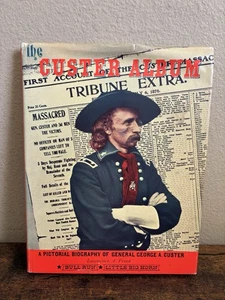 Custer Album  1964 1st Ed Signed Dr. Lawrence A. Frost  Photo History Biography - Imagen 1 de 8