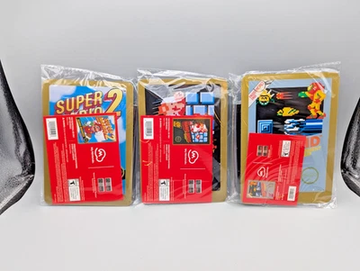 Super Mario 1 & 2 + Metroid Desktop Metal Display Lot My Nintendo Exclusive NEW - Image 1 of 4