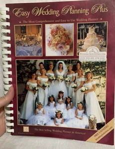 Easy Wedding Planning Plus 2002 Plastic Comb Binding 4th Edition Organizer - Imagen 1 de 6