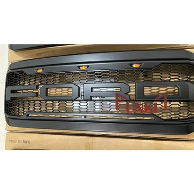 Front Raptor Grille For 2005-2007 Ford F250 F350 F450 Super Duty Grill W/Lights - Imagem 1 de 4