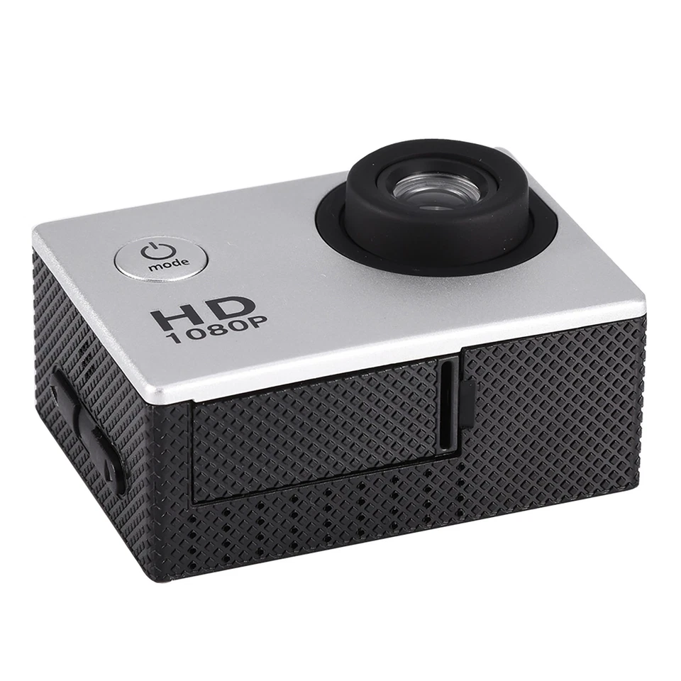 Waterproof Outdoor Cycling Sports Mini DV Action Camera Camcorder (Silver) - Image 1 of 4