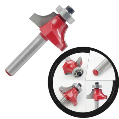 1PC Round Over Edging Router Bit 1/4 Shank 3/4 Radius Woodworking Milling Cutter
