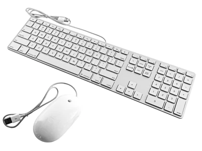 Apple A1243 Keyboard & A1152 Mouse – Original Set, Mac Compatible & Plug & Play! - Image 1 of 4