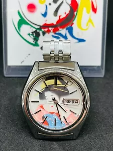 SEIKO 5 actus 7019-7430 UKIYOE Vintage Watch 1978 Automatic already maintained - Picture 1 of 20