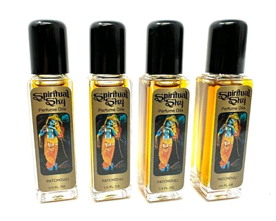 Paquete de 4: Aceite Espiritual Sky: Aceite Perfumado PATCHOULI (Perfume Hippy Pachuly Años 60) Foto 1 de 4