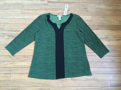 Camisa Suzie verde informal top túnica para mujer mediana Foto 1 de 4