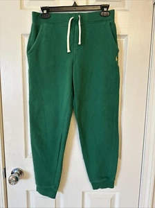 Polo Ralph Lauren Green Jogger Sweatpants Youth Large 14-16 - Picture 1 of 7