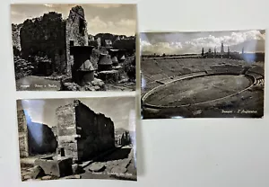 1950’s Pompeii Postcards Real Photo Italy Lot Of 3 - Picture 1 of 4