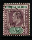 Leeward Islands Sg20 1902 ½D Dull Purple & Green Fine Used