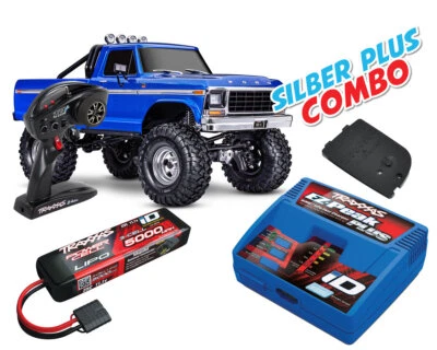 Traxxas Ford 1979 F-150 High Trail TRX-4 blau Silber Plus Combo TRX92046-4-BL... - Bild 1 von 4