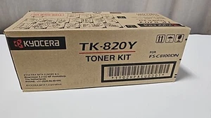 Original Kyocera Toner TK-820Y 1T02HPAEU0 Gelb Yellow für FS-C8100DN - - Bild 1 von 3